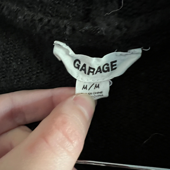 Garage | Black Hooded Cardigan - Picture 4 of 4